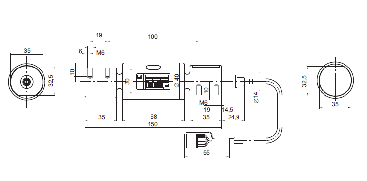 德国HBM PW25 C3 称重传感器 量程10kg/20kg产品尺寸 德国HBM PW25 C3 称重传感器 量程10kg/20kg产品尺寸